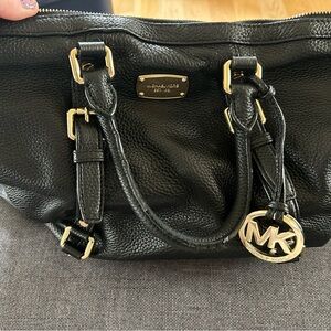 Michael Kors large black leather purse. Genuine leather.